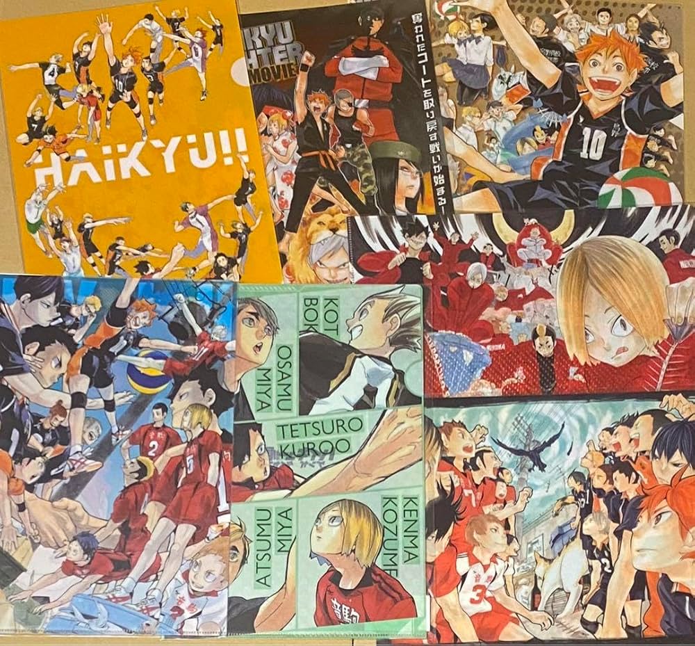 ハイキュー！！　原作絵柄クリアファイル　7点 ハイキュー！！ 原作絵柄クリアファイル 7点