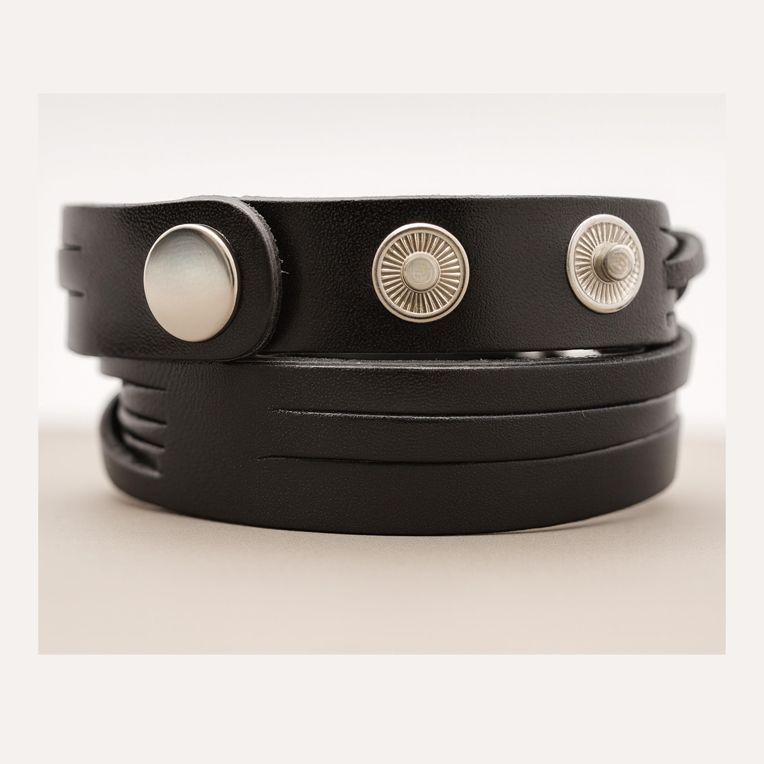 Lady Mirage - Echte Feder Echtleder Armbanduhr Damenuhr Wickeluhr - Geschenk für Sie - Handmade Geschenk - Geschenkidee für Freunden, Schwester, Geburtstag, Jahrestag, Weichnachten