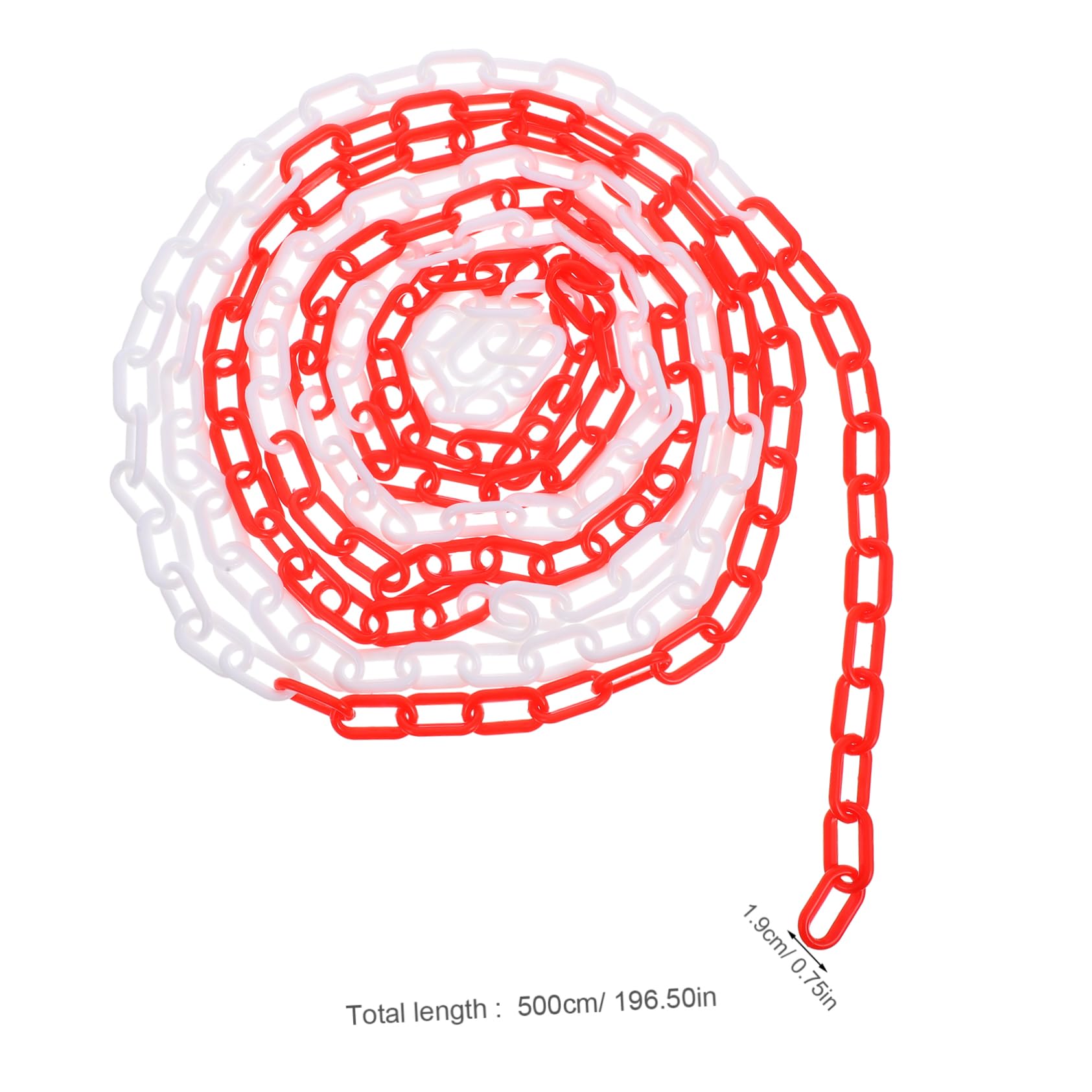 HOLIDYOYO Protective Chain Stanchions Sign Holder Long Chain Magnetic Snap Driveway Chain Barrier Red Chain Metal Barricade Magnets Clips with Chain Driveway Blocker Ideas Magnetic Chain Abs