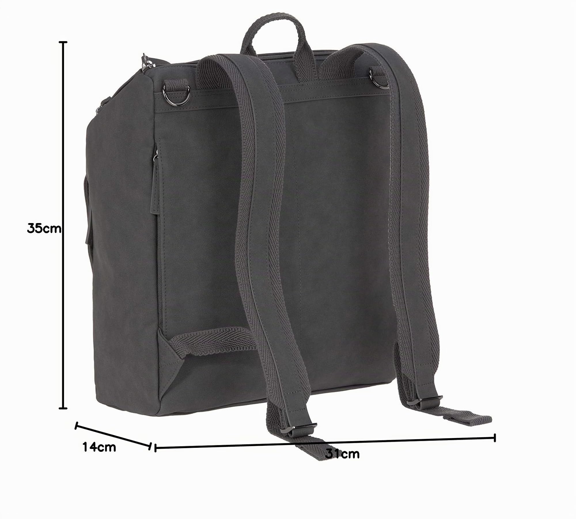 LÄSSIG Sac à dos pour changer le bébé/Tender Backpack anthracite