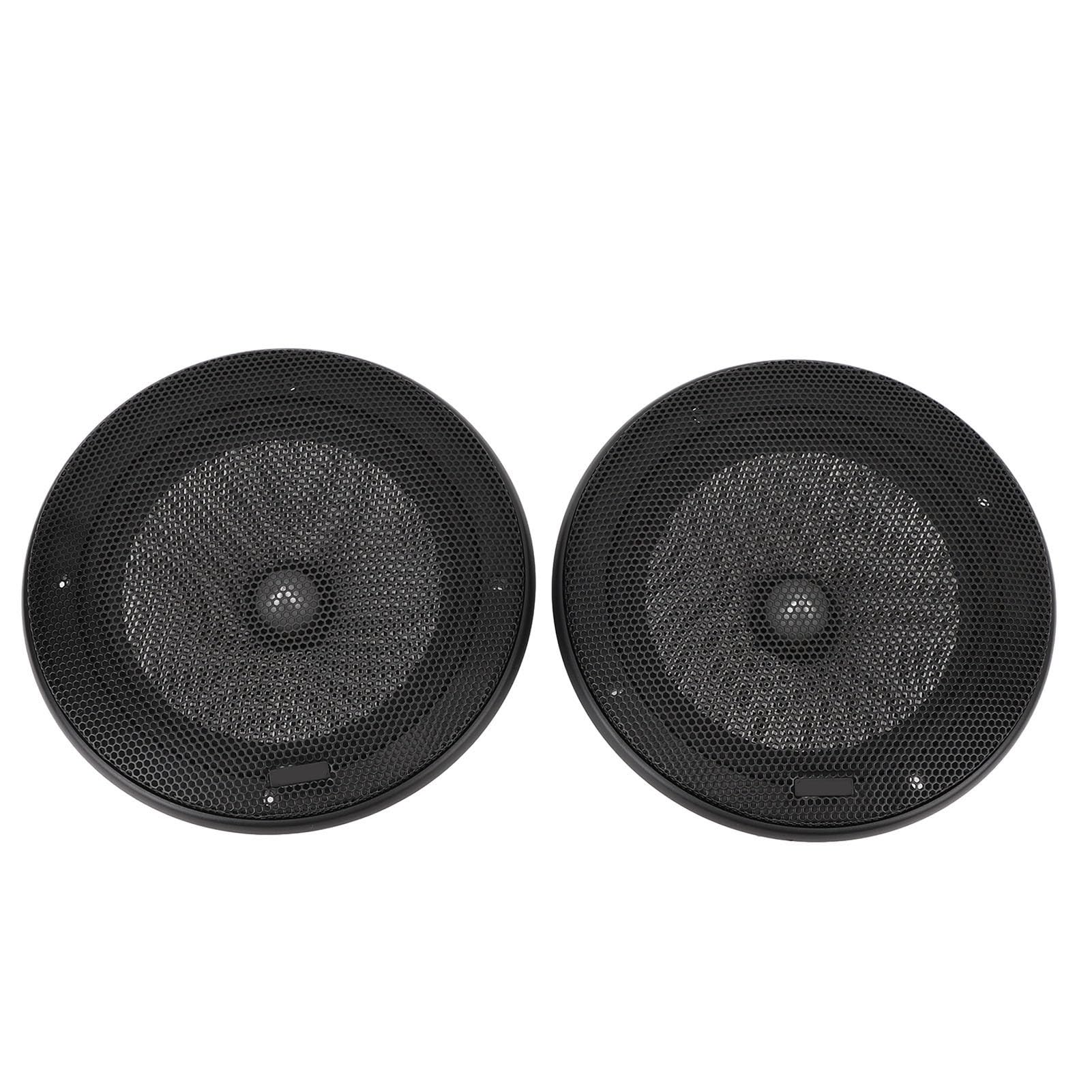 Ausla Set Altoparlanti per Auto da 6,5 ​​pollici, di Altoparlanti con Componenti a Cono in Fibra di Vetro 60 W 4 Ohm con Tweeter Crossover, 91 DB da 60 Hz a 20 KHz per Audio di Luoghi Pubblici di Case