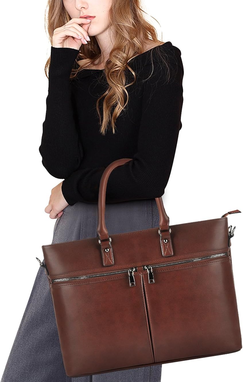 Prоmо 40% оƒƒ Laptop Totes for Women,Business Laptop Bag for Women Up to 15.6 Inch