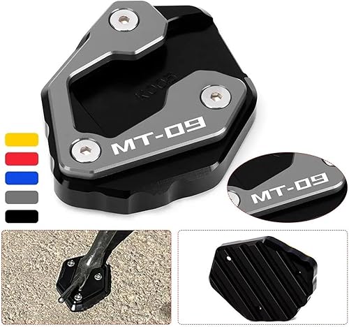 Miniatura 8 de for YAMAHA MT-09 MT 09 MT09 Tracer9 GT 2021 XSR900 2022 Motorcycle Kickstand Foot Side Stand Extension Pad Support Plate Enlarge (Size