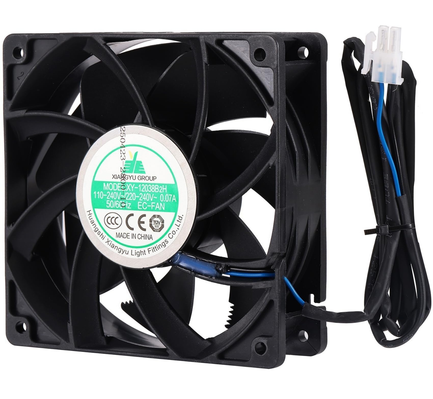 Amazon.com: XY-12038B2H EC-Fan 110V-240V 0.06A 12CM 120×120×38mm