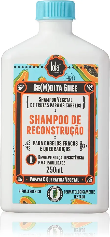 Shampoo Ghee De Reconstrução Mamão 250 ml, Lola Cosmetics