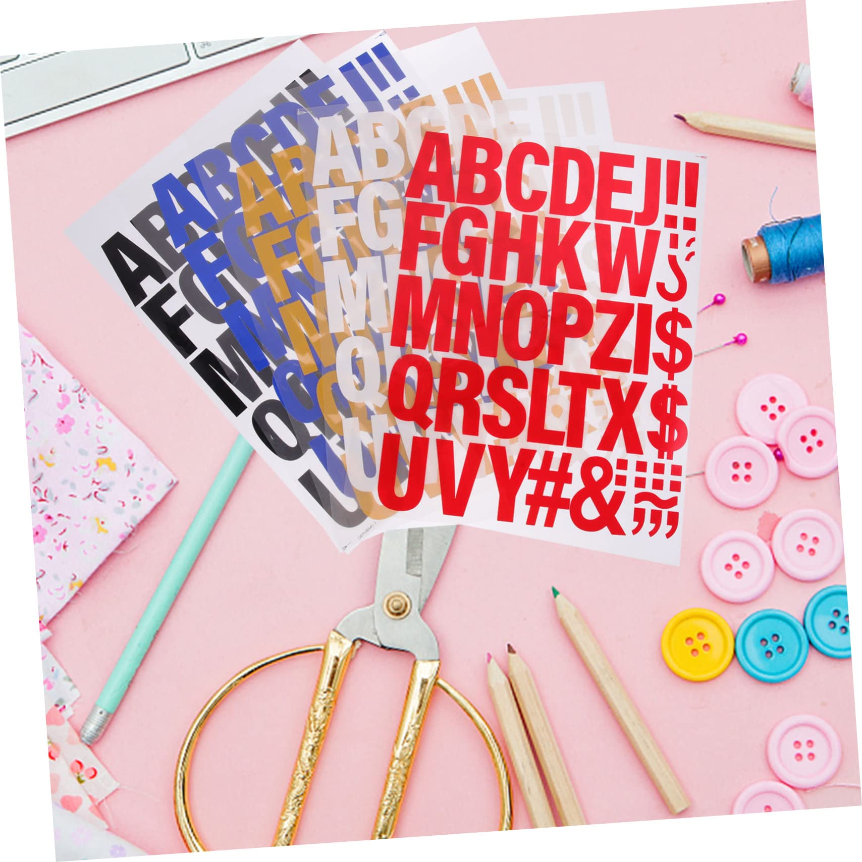 15pezzi Patches Lettere Termoadesive per Riparazione di Toppe Decorativi Colori per e Abbigliamento
