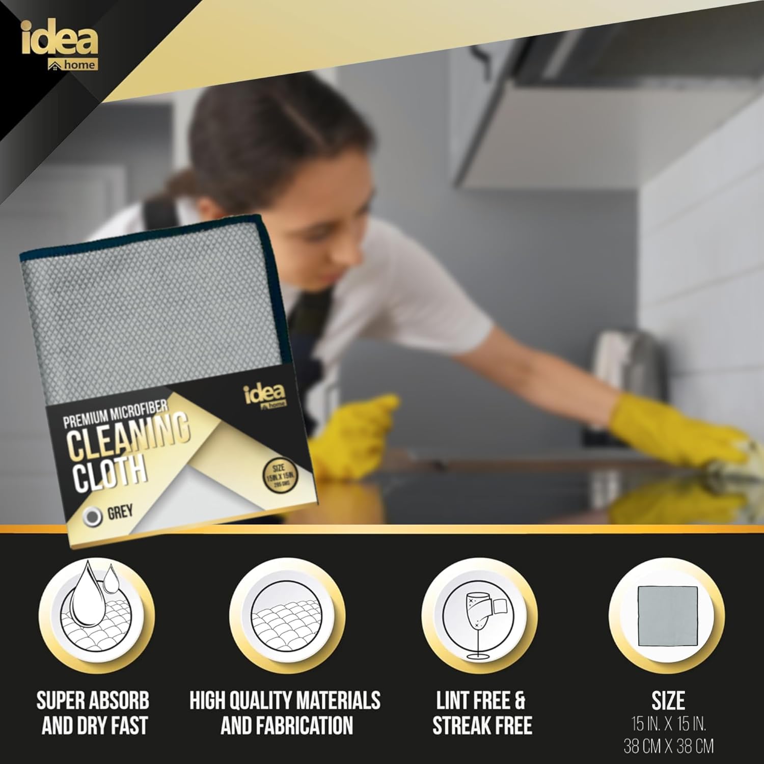 Ultimate Cleaning KIT | Soft Cleanser 26 oz + Cleanser & Polish Powder 21 oz + Microfiber Cleaning Cloth + Multi-Purpose Non-Scratch Microfiber Sponge