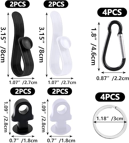 Miniatura 7 de 12 ganchos compatibles con bolsas de pantano, accesorios para bolsas Bogg, accesorios para bolsa Bogg, accesorios para organizar accesorios, bolsa