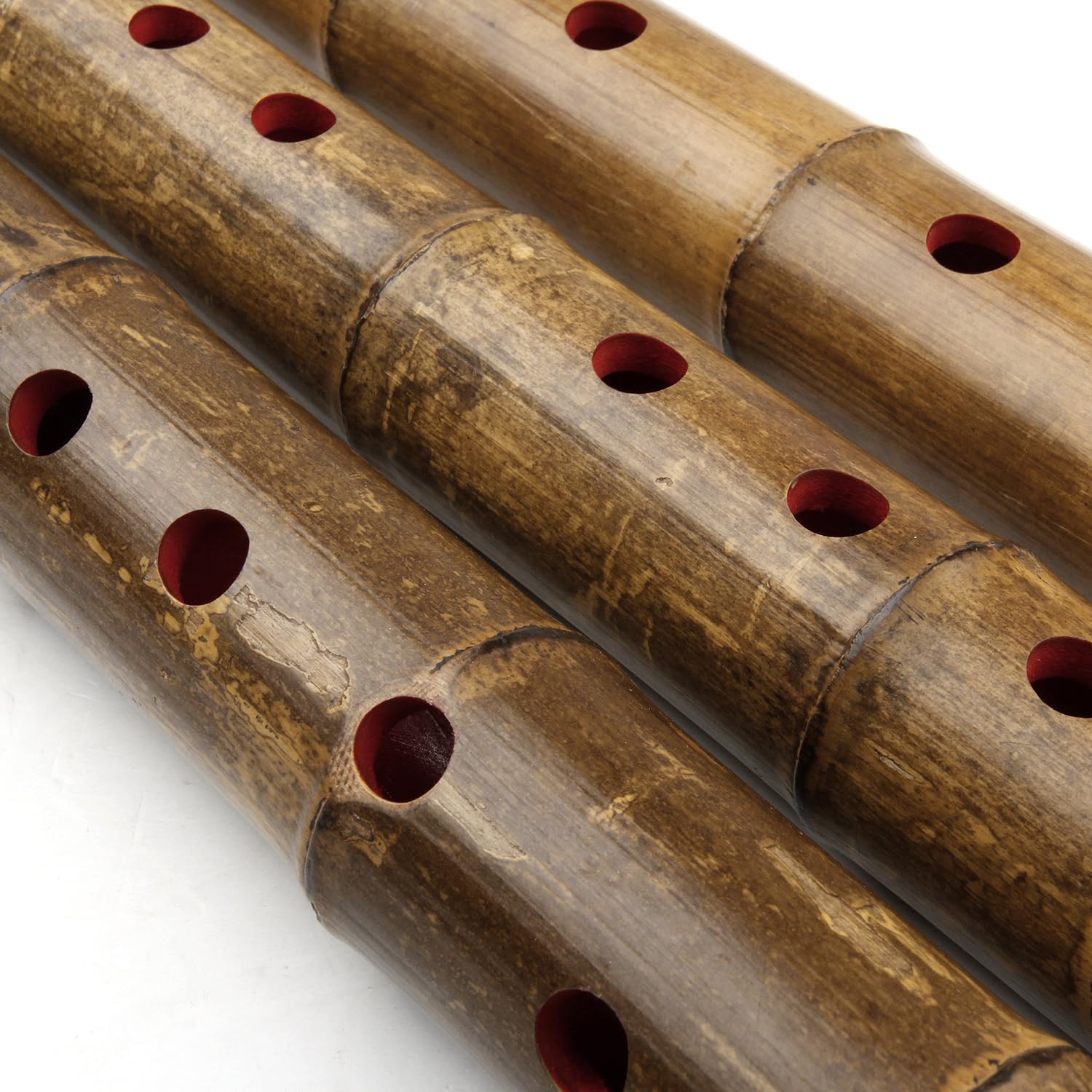 Traditional Chinese Musical Instrument Nan Xiao F Key 8 Holes Natural Bamboo Vertical Flute
