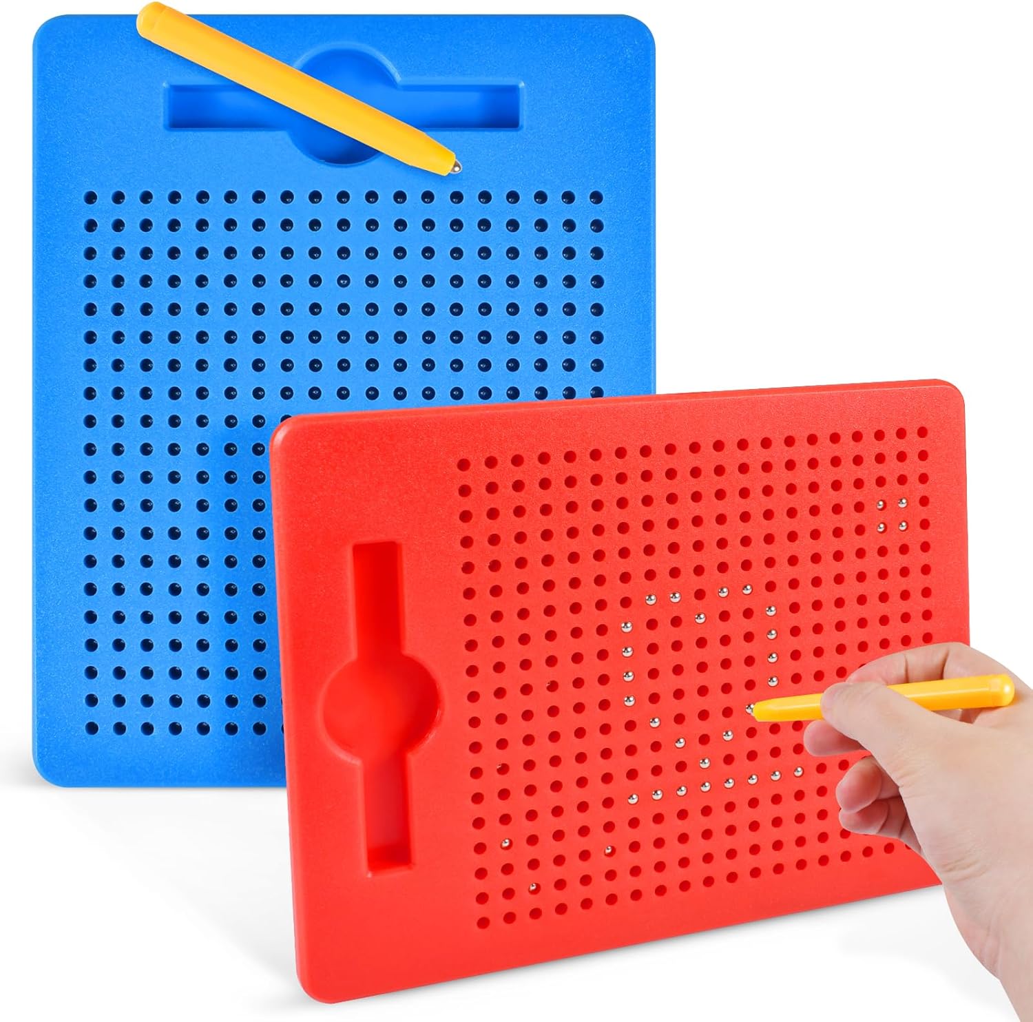 2x Planche à Dessin Magnétique Pour Enfants - Tableau Éraseur Magique Portable - Cadeau Éducatif Voyage