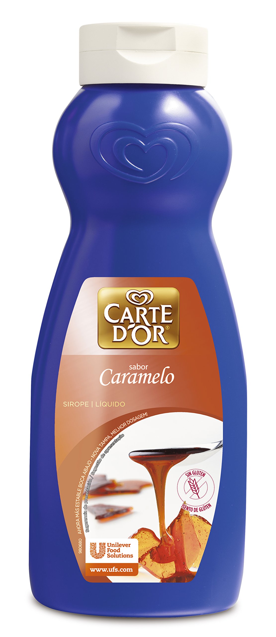 Carte D'Or sirope de caramelo sin gluten - 1L [Pack de 3]