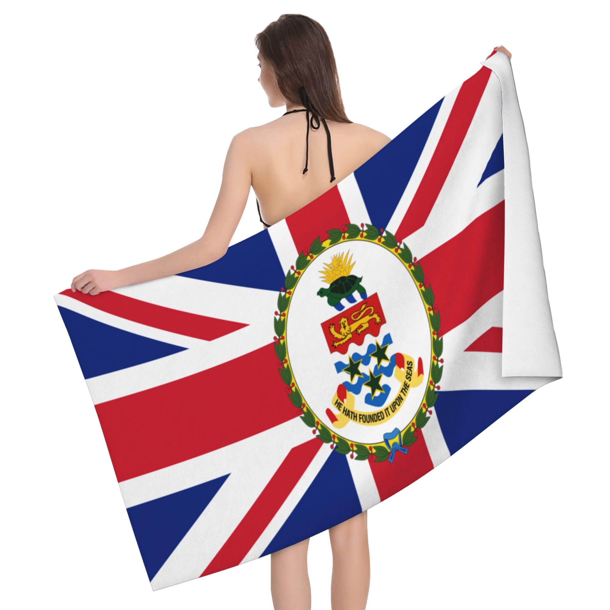 Toallas de ducha de las Islas Caimán de 80x130 cm para camping y uso diario