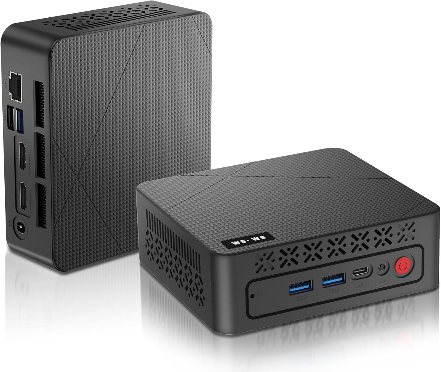 Product image of wo-we P6 Mini PC AMD Ryzen 5 3550H (Max 3.7GHz) Mini Computers, 16GB DDR4 RAM 512GB NVME SSD Gaming PC,Triple Display Dual HDMI Port&USB-C, WiFi 5/Bluetooth 5.0