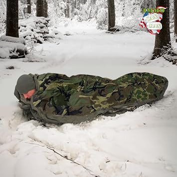 Military Modular Sleep System 4 Piece with Goretex Bivy Cover and Carry Sack | Weatherproof Bivy Protection | Gore-Tex Shell | Breathable Design