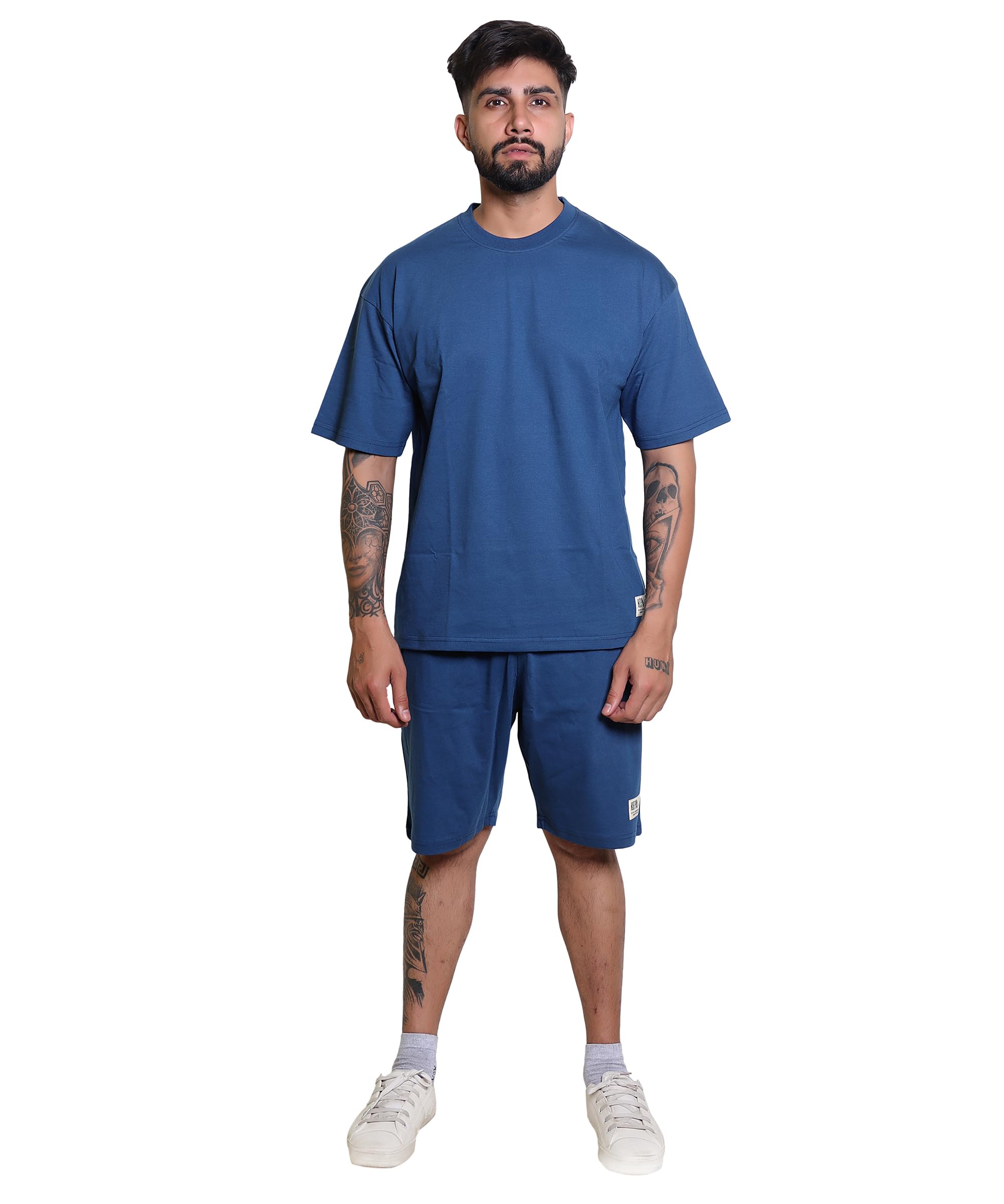 kepa Cord Set for Men Shorts & Night Dress for Men - Soft Cotton Co-ord Set Tshirt - Summer - Beach Wear, Airport Outfit Lightweight Comfort Fit Travel Outfit-picture-31
