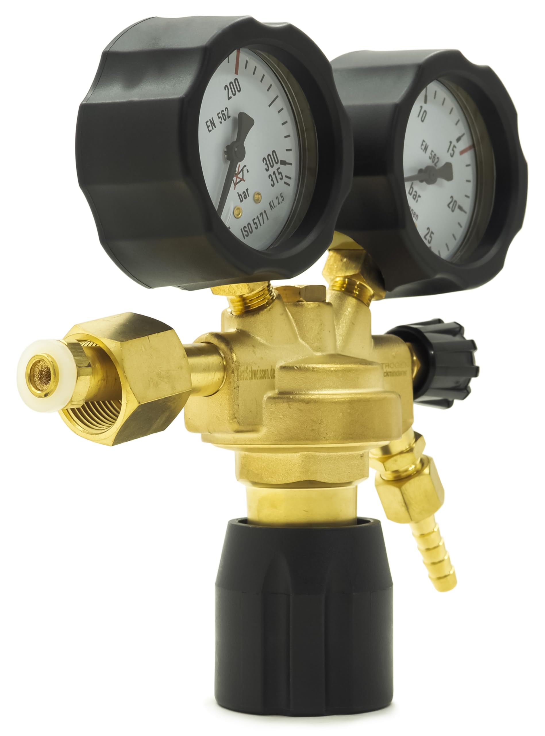 Bombola Gas Azoto Idrogeno 10 Litri 2m3 per Condizionatori Rilevazione Perdite + Riduttore 16 bar
