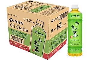 Ito En Tea Oi Ocha Green Tea (Unsweetened, 16.9 Ounce, 12 Pack)