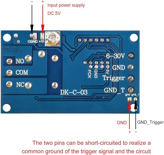 2pcs 5V Micro USB Timer Relay DC 6-30V Programmable Cycle Delay Timer Switch Module with Digital LED Display