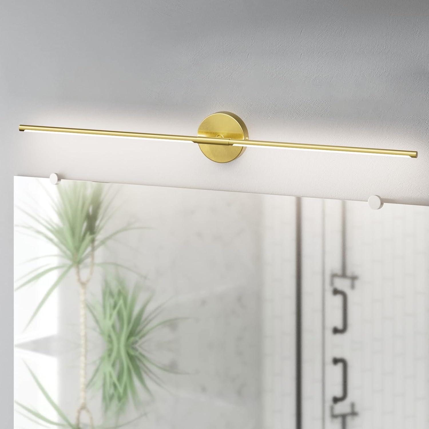 Modern Gold Vanity Light Fixture 40Inch 5000K Bathroom Light Over Mirror 360° Rotatable Bathroom Sconce(White Light)