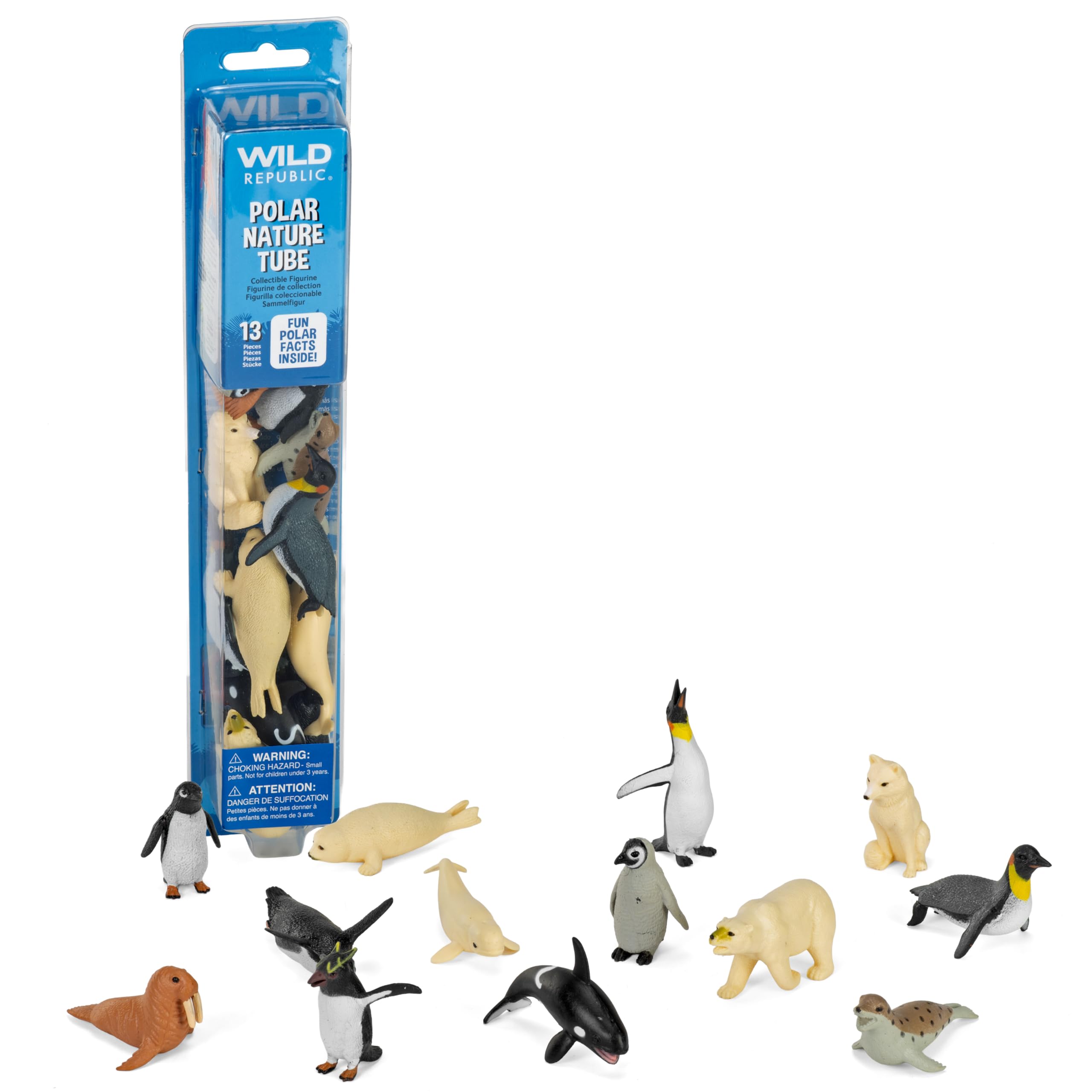 Wild Republic Europe ApS 28cm Tube Polar Animals
