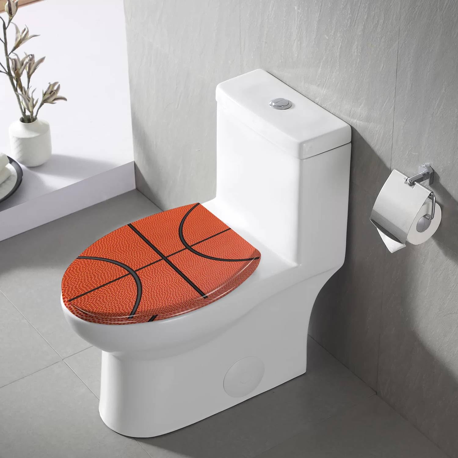 Commercial Quality Elongated Toilet Seat with Stainless Steel Hinges Post & Self Sustaing Hinges44; Biscuit & Linen