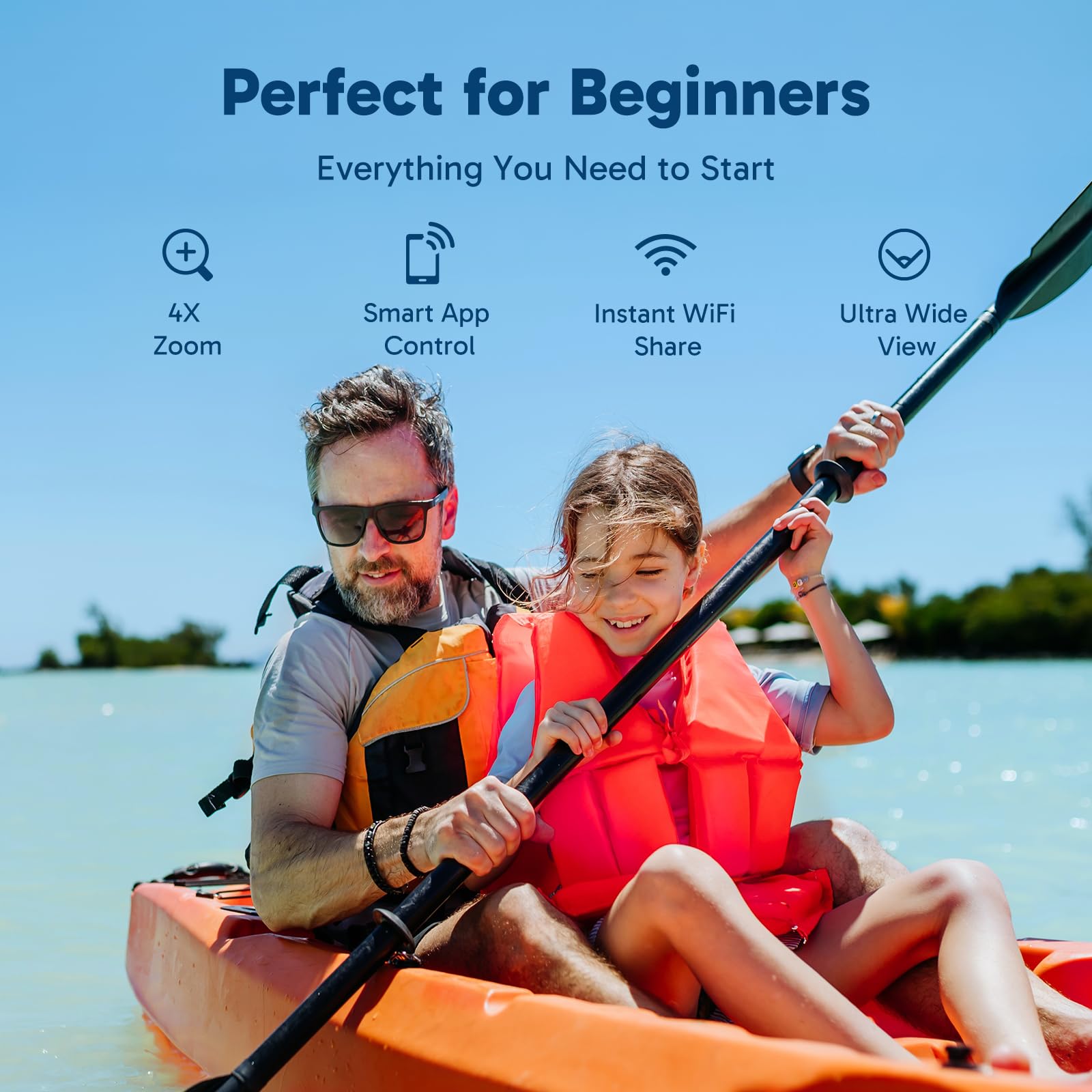 AKASO EK7000 4K30FPS 20MP WiFi Action Camera with EIS Ultra HD 131FT Waterproof Underwater Camera Remote Control 4X Zoom Support External Microphone Black — Amazon image 6