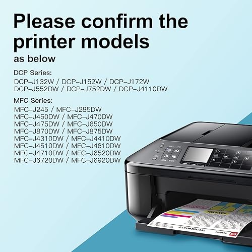 Miniatura 2 de LC103XL Cartucho de tinta compatible con Brother LC103 XL compatible con MFC-J870DW MFC-J6520DW MFC-J6920DW MFC-J450DW MFC-J470DW (amarillo, cian,