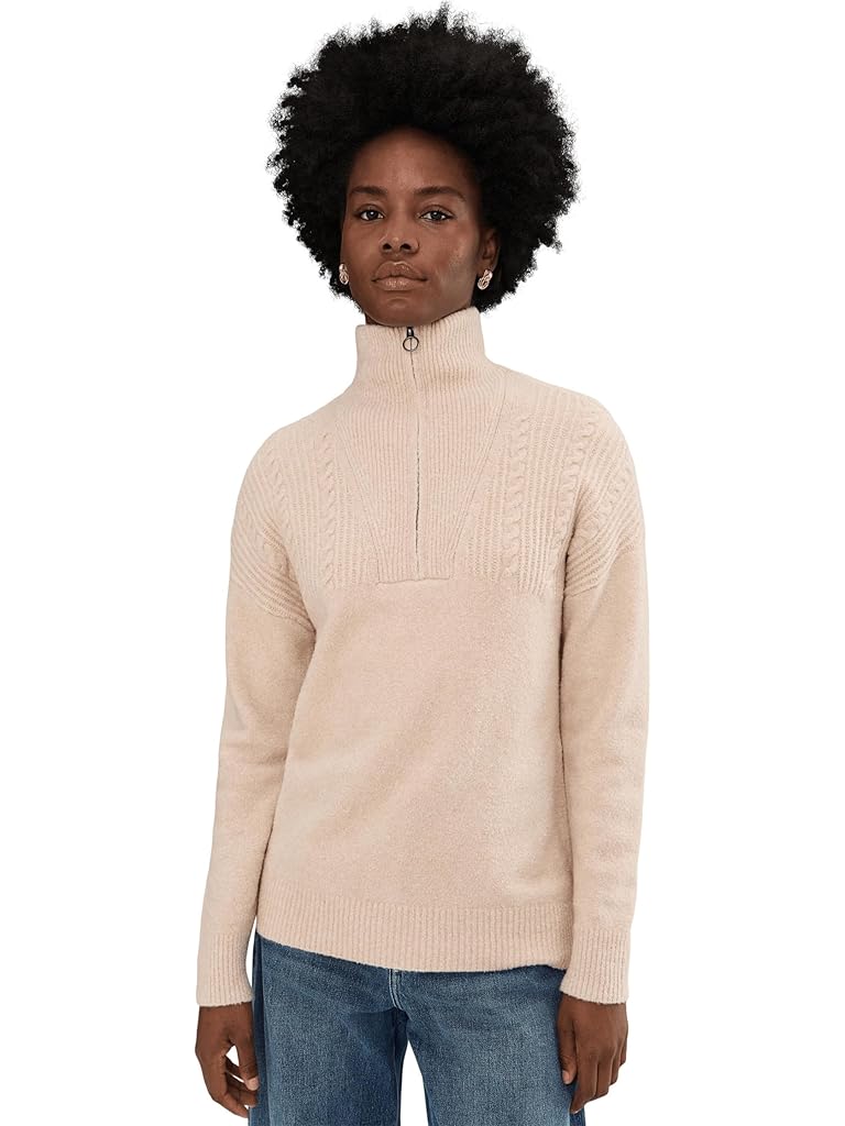 White Vineyard Vines Zip Sweater