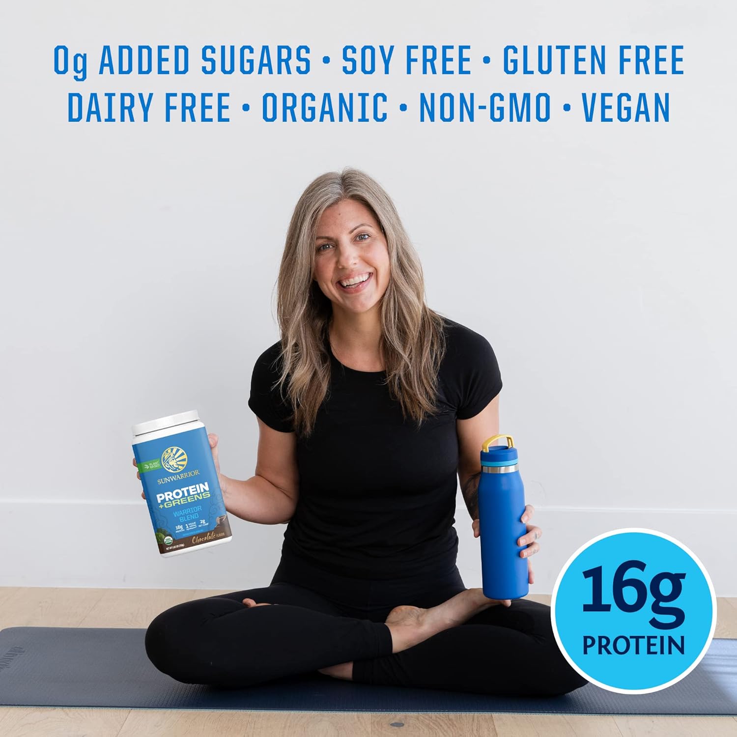 Organic Protein Greens Superfood Powder | Vegan Plant-Based Organic Protein Powder Chocolate Flavored with BCAA Amino Acids & Superfood Blend | Non-GMO Soy Dairy & Gluten Free (Chocolate, 30 Servings) - Image 5