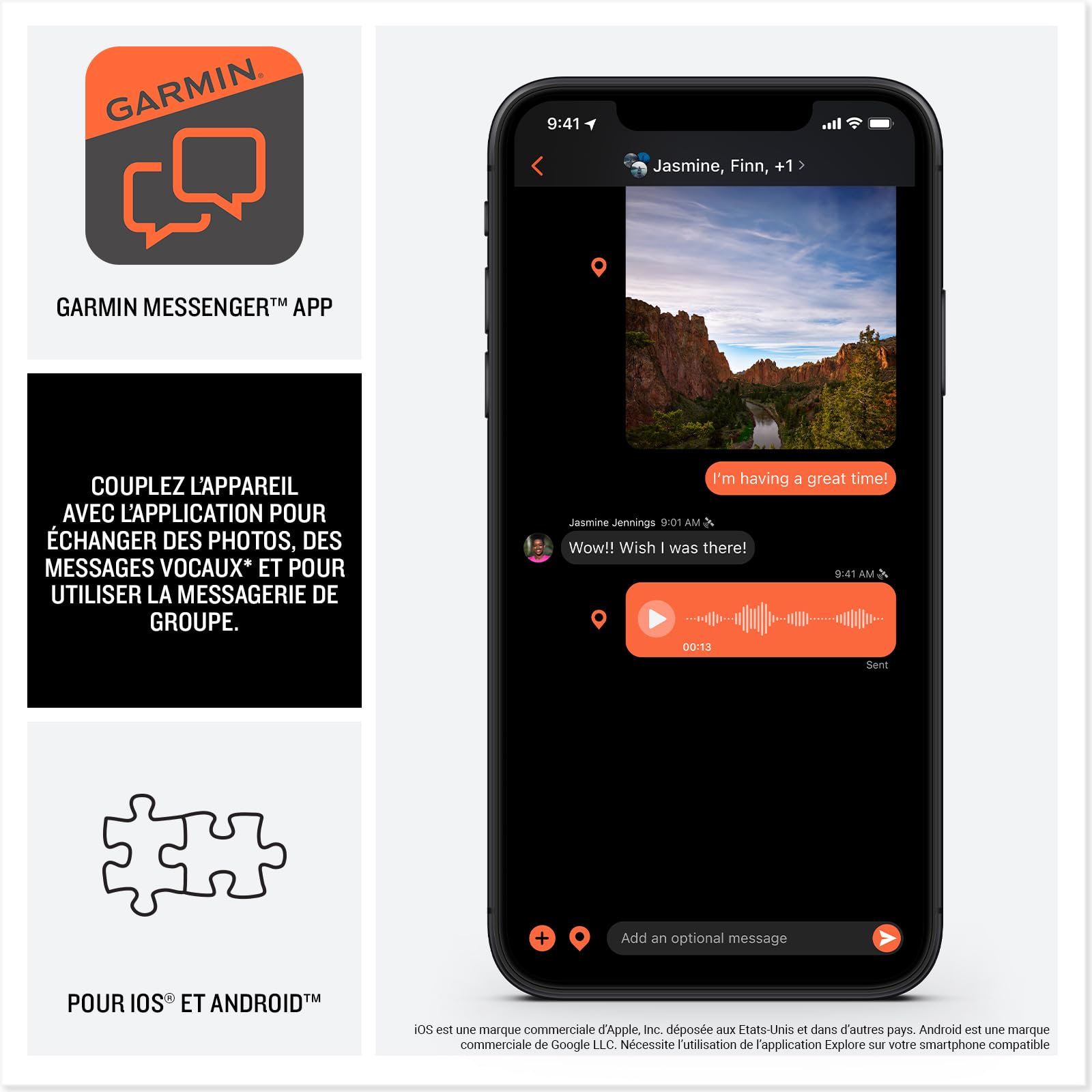 Garmin inReach Messenger Plus - Système de Communication Satellite avec SOS