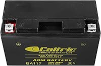 Vista 4 de Caltric Agm - Batería compatible con Yamaha Zuma 125 Yw125 2009 2010 2011 2012 2013 2014 2015 2016 2017 2018