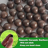 Vista 5 de Slingshot munición 3/8 pulgadas, arcilla biodegradable Sling Shot munición bola de 0.354 in - 0.394 in para caza y práctica