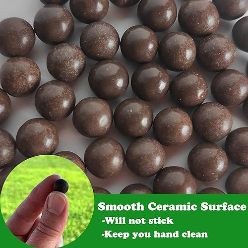 Miniatura 5 de Slingshot munición 3/8 pulgadas, 194.01 oz arcilla biodegradable Sling Shot munición bola de 0.354 in - 0.394 in para caza y práctica de objetivos