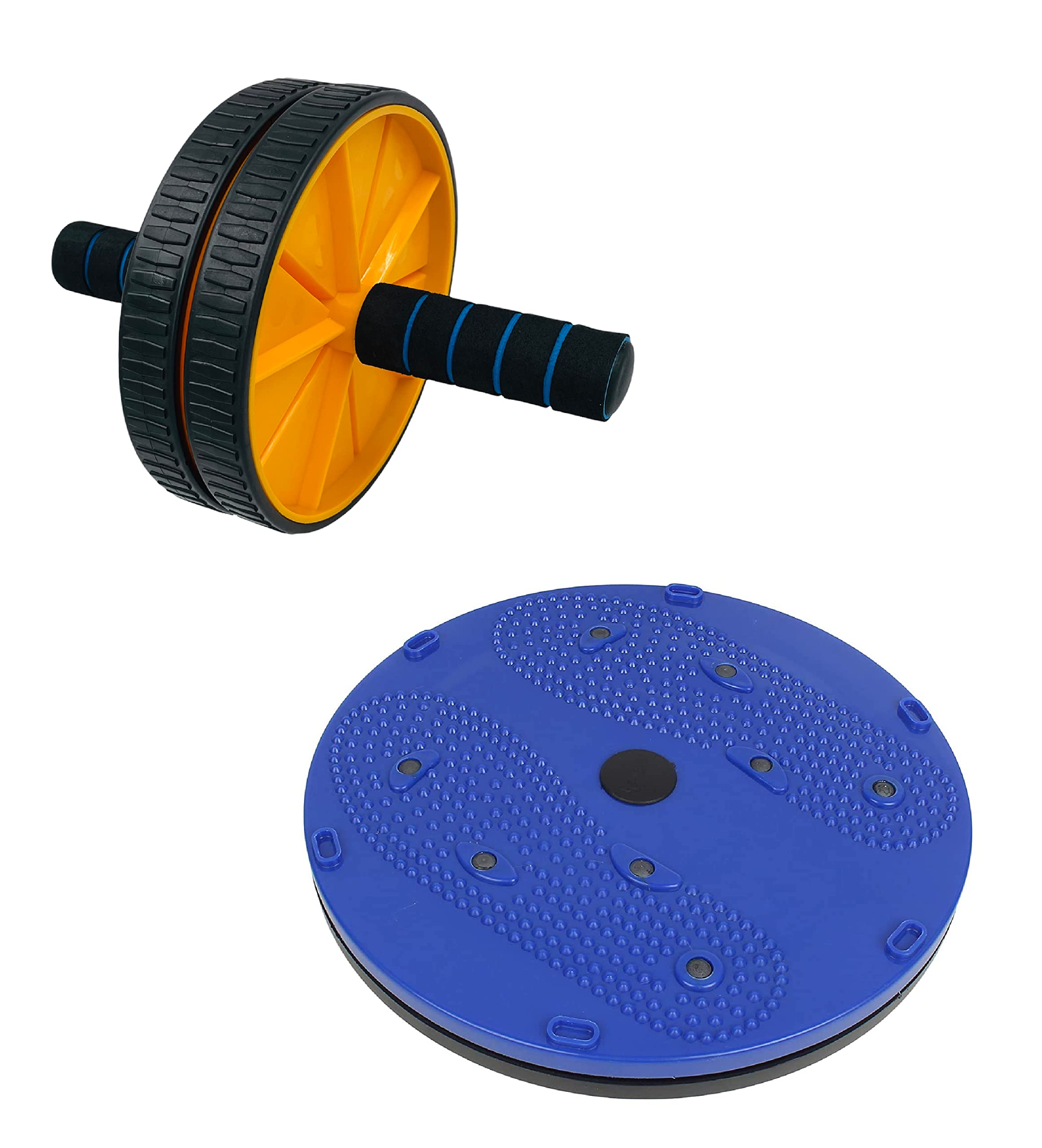 LIVOX AB Roller and Tummy Twister Combo Waist Trimmer Body Toner Home Gym Equipment Abdominal Exercise - Multicolor (B09MW8X2BT) Amazon Price History, Amazon Price Tracker