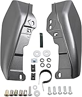 Vista 34 de HR3 Auburn Sunglo & Black Hole con escudo térmico de aire con marco medio deflectores compatibles con 2019 CVO Limited FLHTKSE Adecuado para Harley