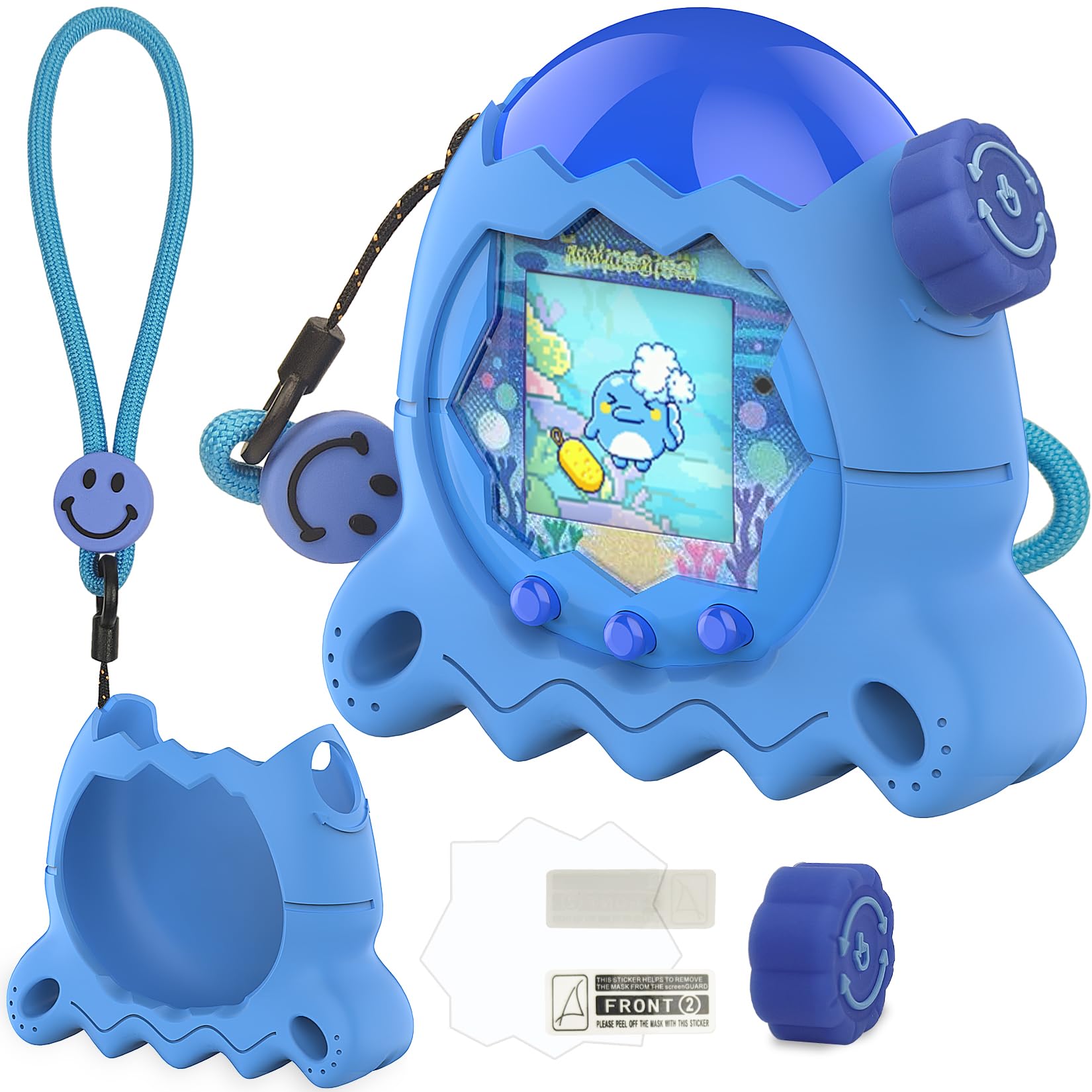 XEGIMOR Silicone Case for Tamagotchi Paradise with Button Cap
