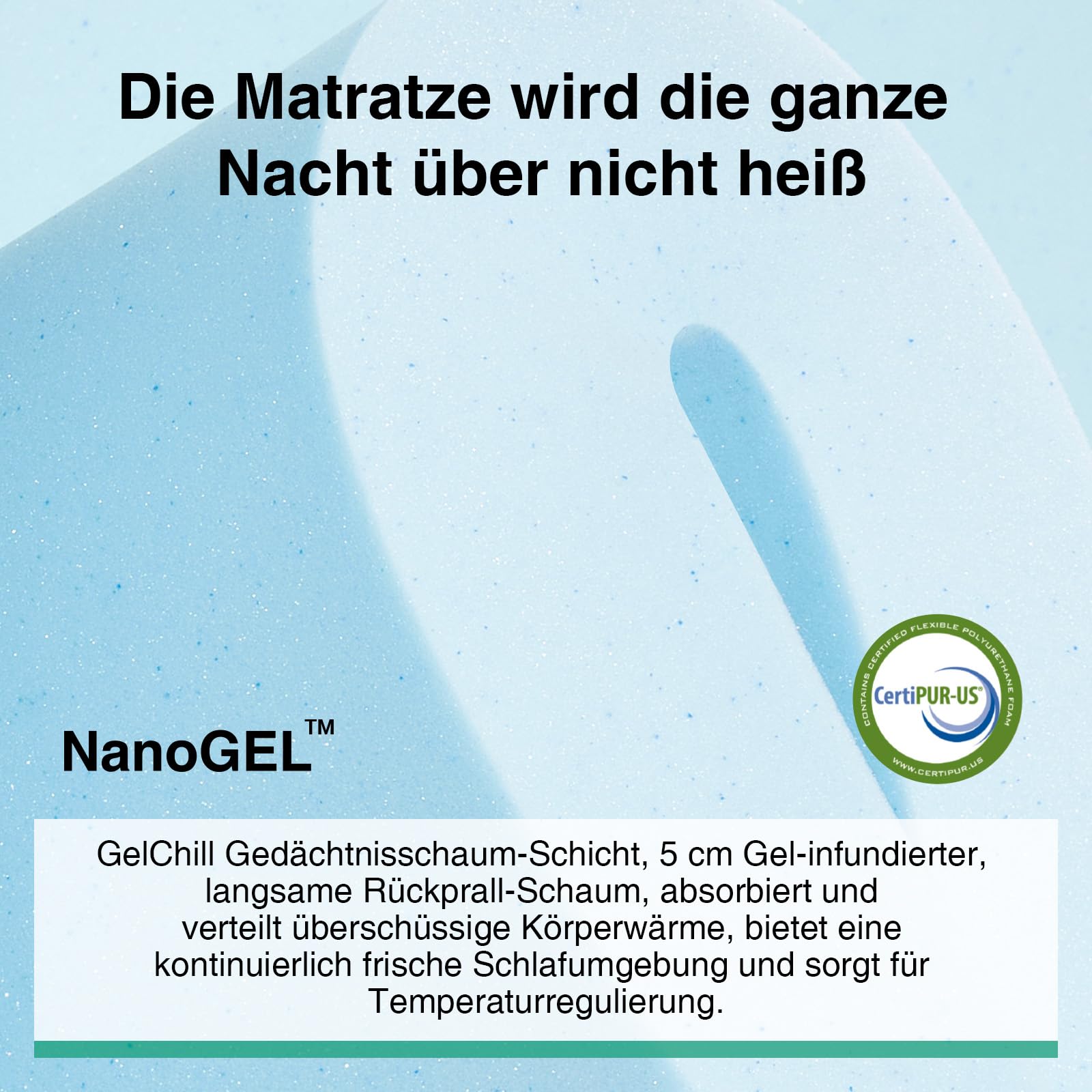 Novilla Matratze 180x200 cm, Härtegrad H3 und H4, 30 cm Höhe 7-Zonen-Stützung Hybrid, Memoryschaum und Federkernmatratze mit Taschenfedern, Kühlende & atmungsaktive Bezug, Öko-Tex Zertifiziert