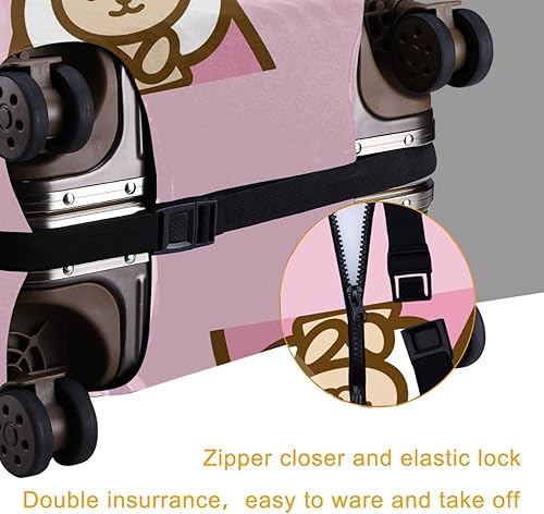 Miniatura 4 de Funda protectora para maletero, funda de equipaje, maleta de viaje, se adapta a maleta de 18 a 32 pulgadas, protector de equipaje para mujeres y