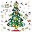 GameXcel 4.5ft Felt Christmas Tree for Toddlers with 37pcs Ornaments, Montessori DIY Xmas Decorations - 4.5 Feet
