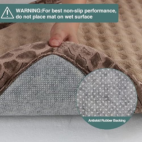 Miniatura 10 de Almohadilla gris XL para jaula para perros de 42 x 28 pulgadas, espuma viscoelástica, cama para perrera grande, de franela suave, lavable,