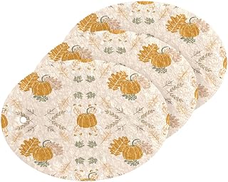 Scrub Sponge Autumn Pumpkin Kitchen Washing Dishes Cleaning Sponges Maple Leaf Non Scratch Sponge for Dish Countertops Sinks Floors Showers Tile Sinks, 3 Pack