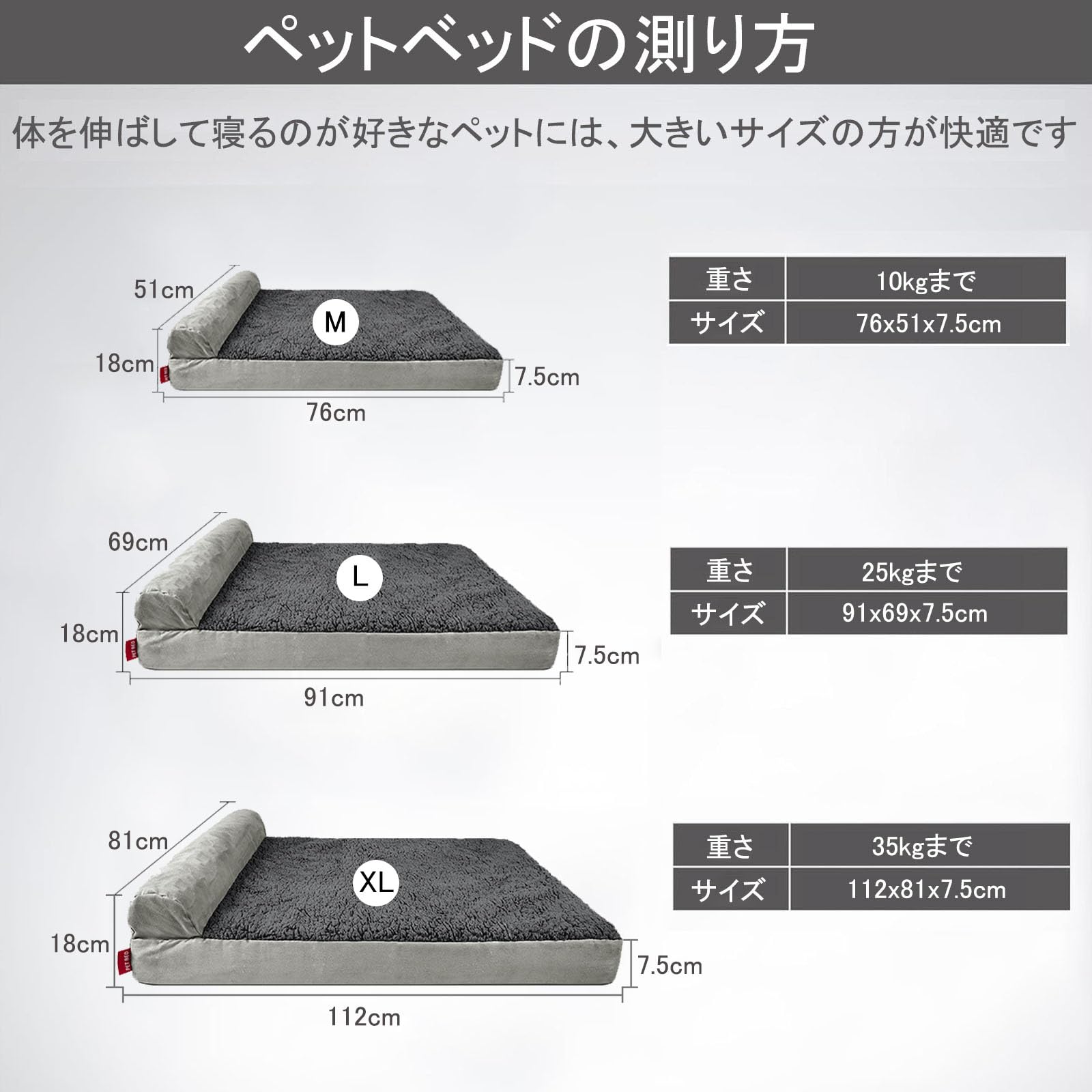 Amazon.co.jp: NZAIZAI 噛んでも破れない犬用ベッド、ベッド