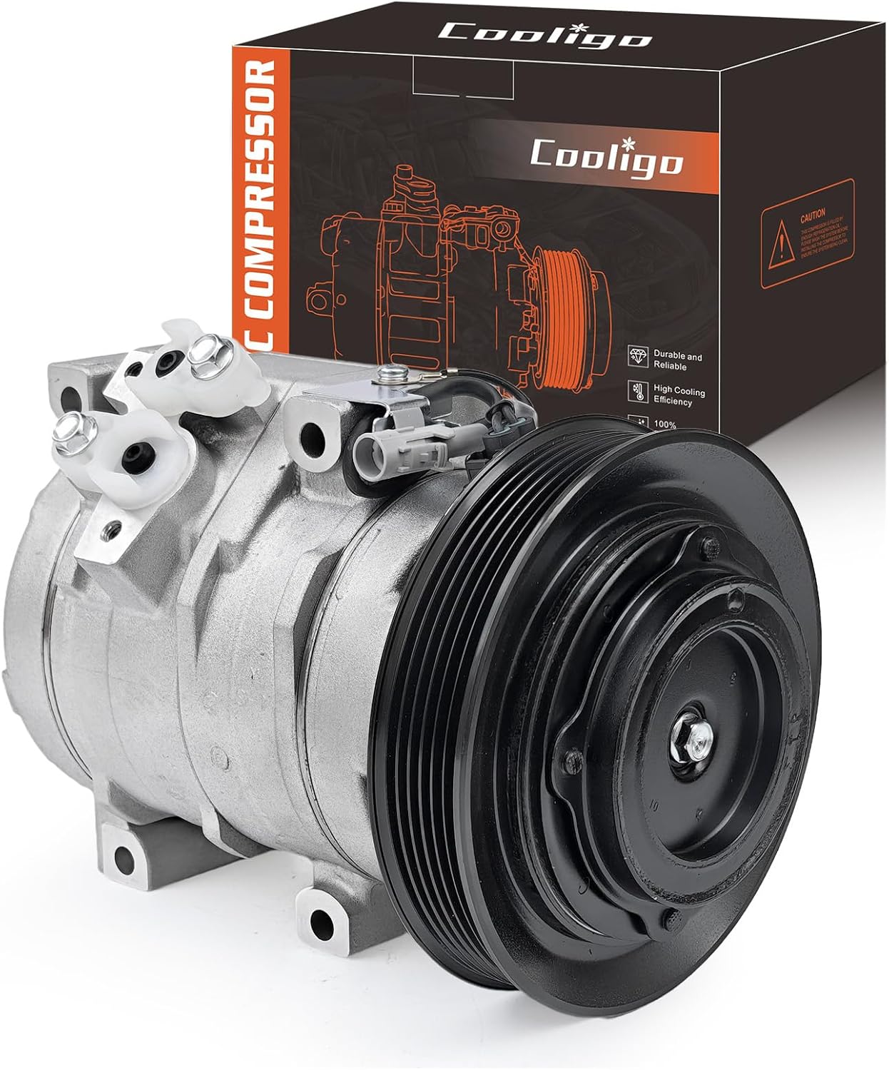 Air Conditioner A/C Compressor with Clutch Fit for 2003-2008 Toyota Corolla, 2003-2008 Toyota Matrix 1.8L L4,Replaces 8832002120, 883200212084, 8840302050, 8841002130, 8841102050