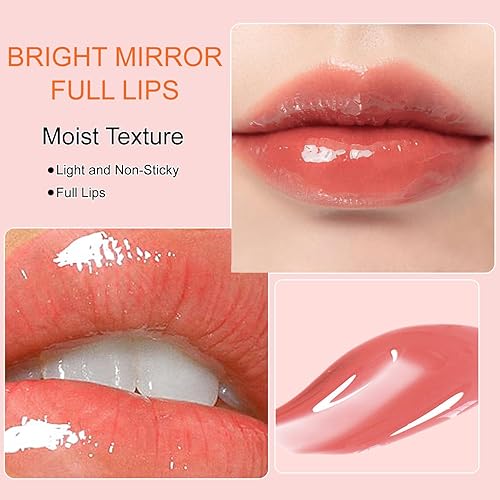 Miniatura 5 de Hydrating Lip Glow Oil, Lip Plumper Gloss, Moisturizing Lip Oil, No-Sticky Transparent Plumping Lip Gloss Tinted Lip Balm for Lip Care and Dry Lips