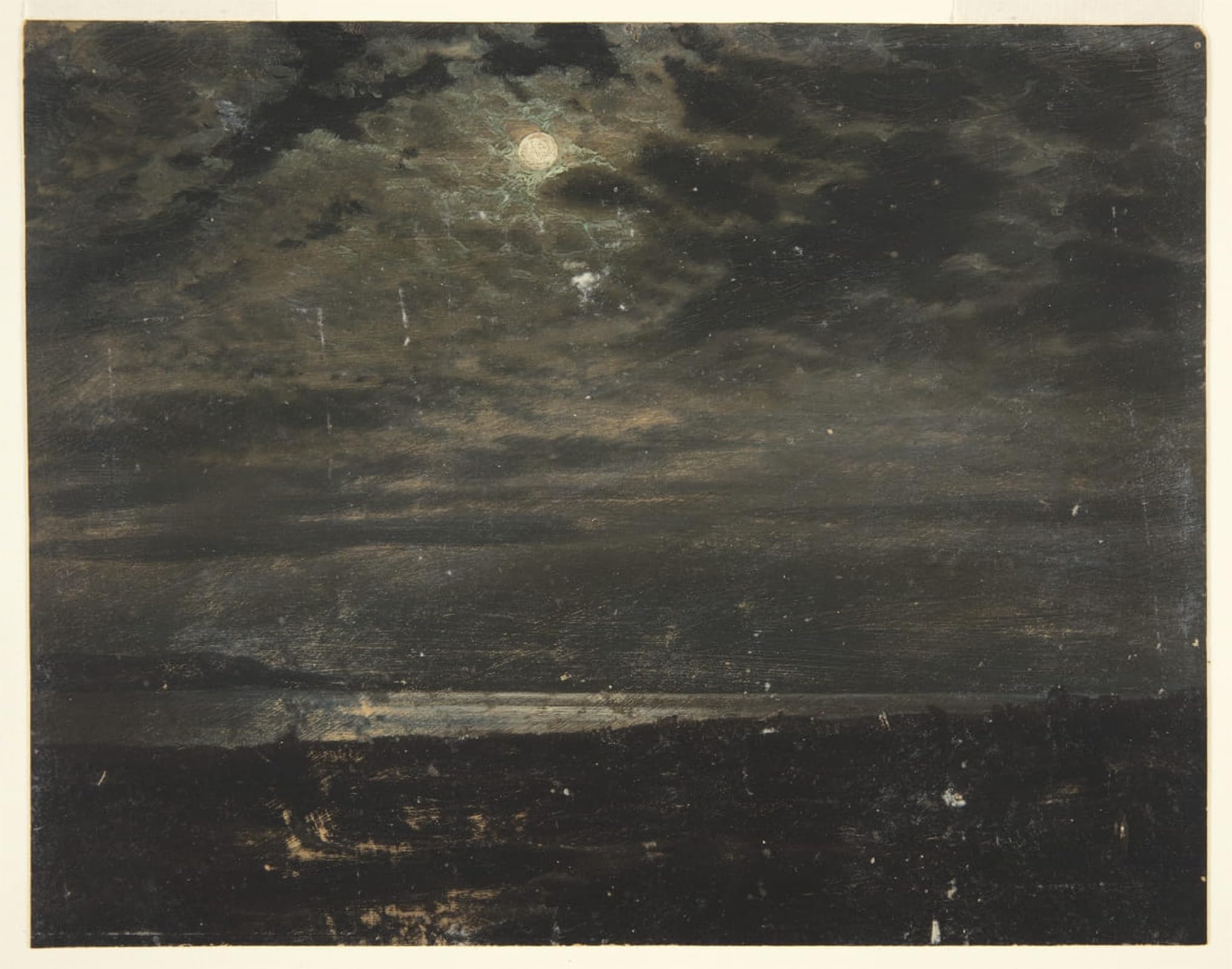 Cuadro Al chiaro di luna de Frederic Edwin Church lienzo clásico 60x90cm 5