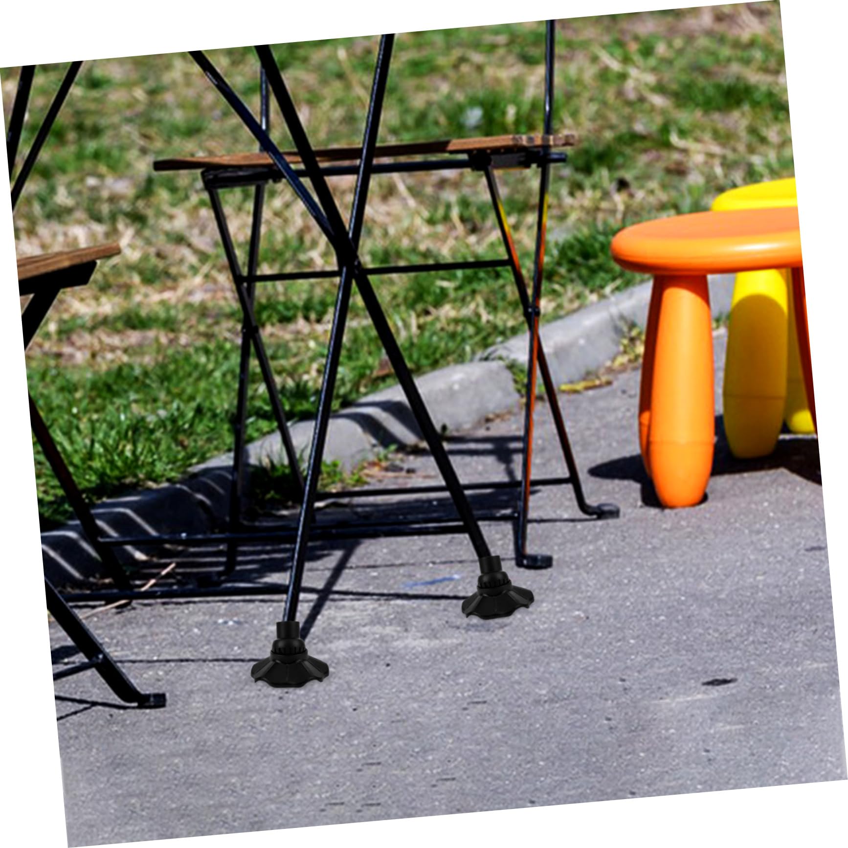 Uonlytech 20stücke Faltbare Stuhlbeine Bodenschoner Möbelbeine Für Outdoor Camping Stühle Strapazierfähig Und Kratzfest