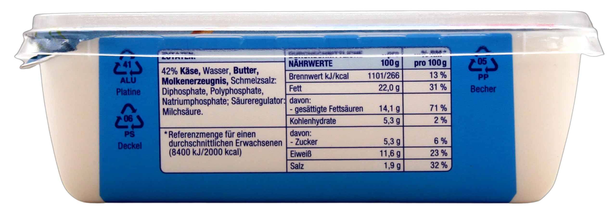 Gut & Günstig Schmelzkäsezubereitung Sahnig, 10er Pack (10 x 200g)