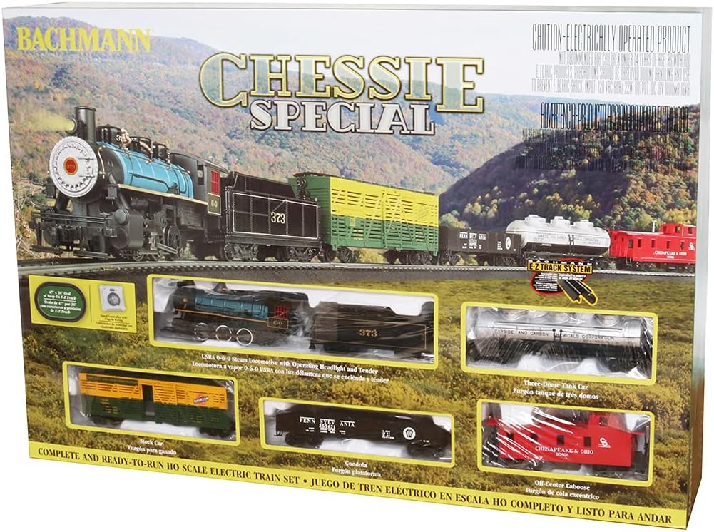 Bachmann Trains Chessie Special Ready to Run Electric Train Set HO