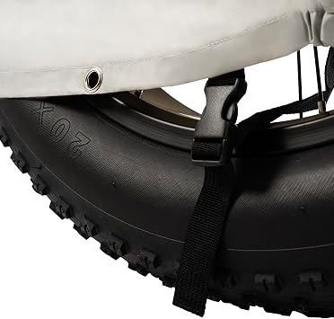 Buzz Standard Bike Cover with Waterproof Ripstop Nylon | 420D Ripstop Nylon, Heat-Sealed Seams, Lock-Ready Grommets, Carry Bag Included, Weather Protection