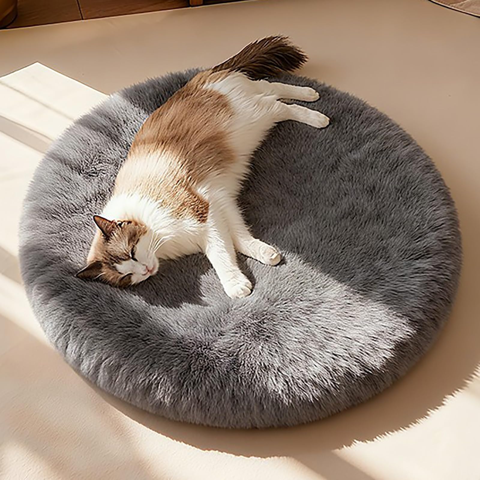 Tapis pour animaux USB gris avec minuterie et 3 températures réglables